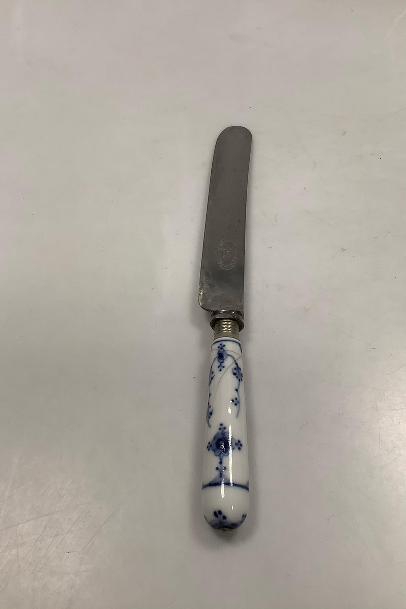 Royal Copenhagen Musselmalet Riflet Spisekniv - Danam Antik