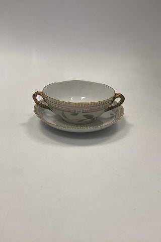 Royal Copenhagen Flora Danica Bouillon Cup with saucer No 20/3612