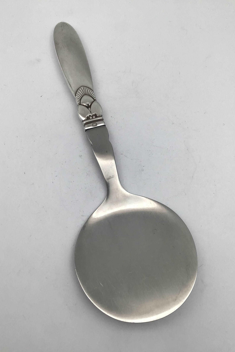 Georg Jensen Sterling Sølv / Stål Kaktus Serveringsspade No. 206