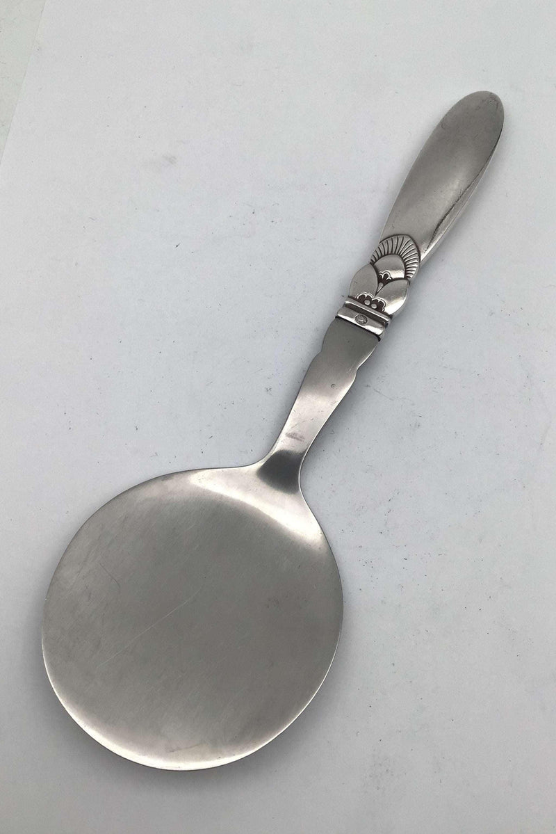 Georg Jensen Sterling Sølv / Stål Kaktus Serveringsspade No. 206