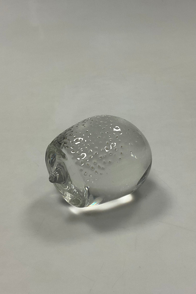 Holmegaard Glass Figurine of Hedgehog