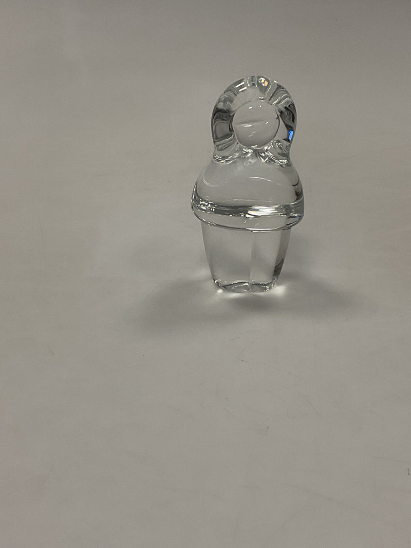 Holmegaard Glass Figurine of Greenlandic Child / Inuit