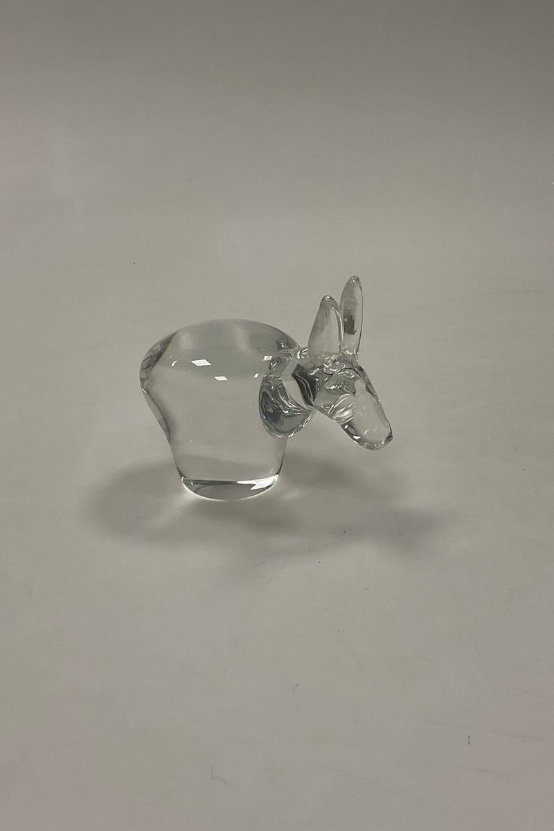 Holmegaard Glass Figurine of Donkey