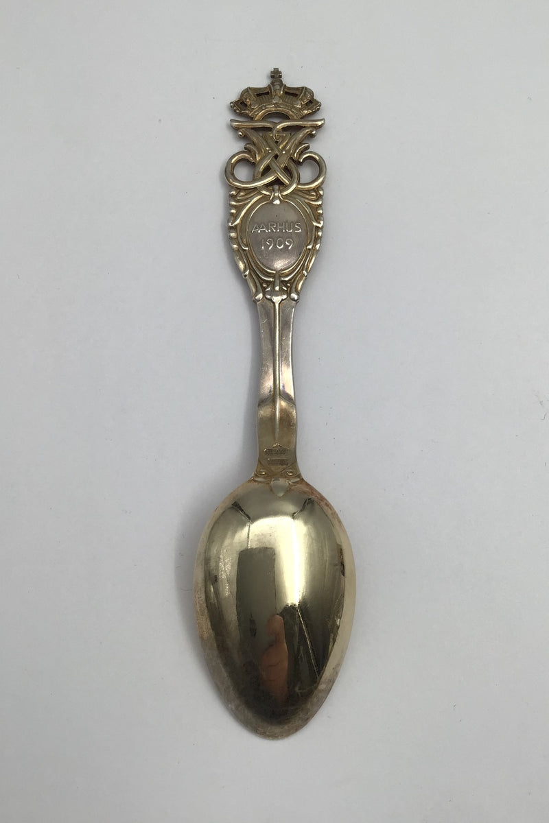 Anton Michelsen Mindeske Forgyldt Sterling Sølv 1909