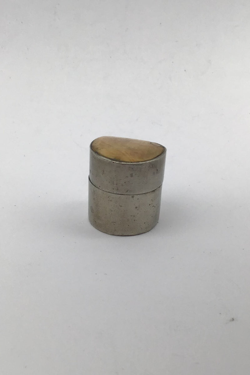 Umærket Sølv Pilleæske (Etui)