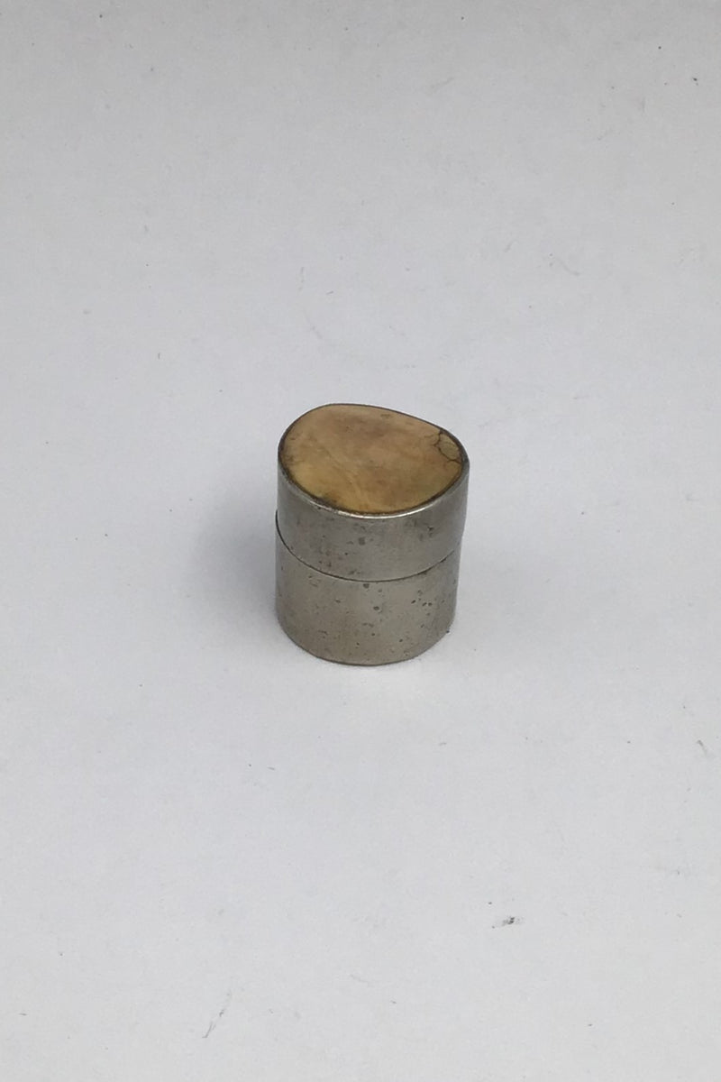Umærket Sølv Pilleæske (Etui)