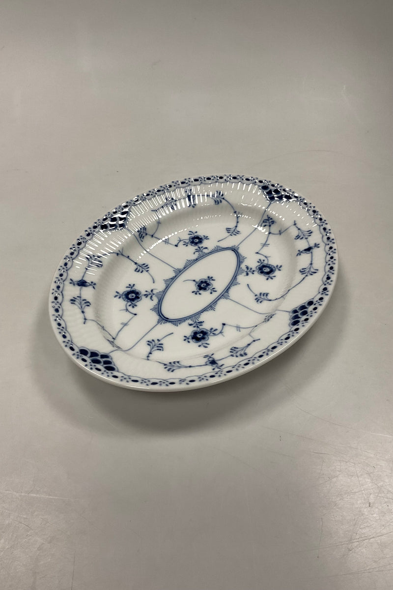 Royal Copenhagen Blue Fluted Half Lace Oval Dish No 531