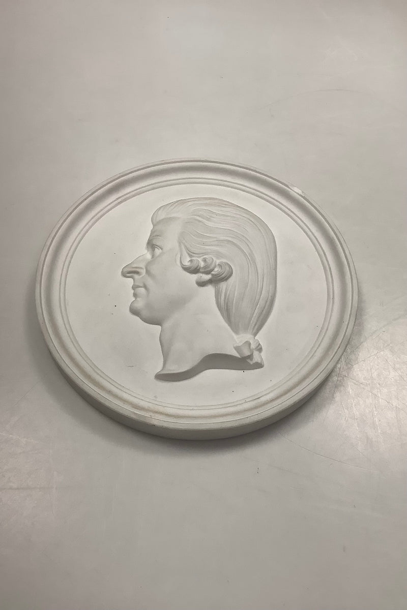 Royal Copenhagen Bisquit Plate with motif of Man