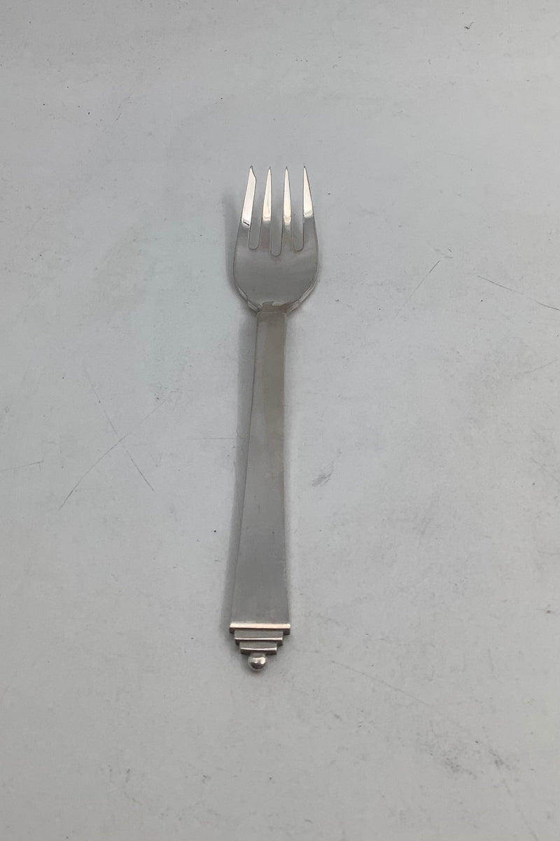 Georg Jensen Sterling Sølv Pyramide Salatgaffel No. 41