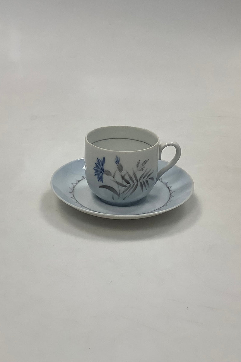 Bing and Grondahl Demeter / Blue Cornflower Mocha Cup and Saucer No 108B