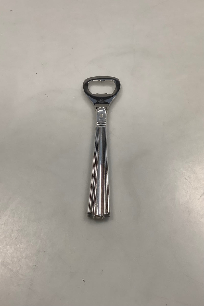 Silver / Steel bottle opener in modern design