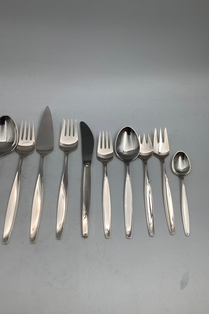 Georg Jensen Sterling Silver Cypres til 12 personer 180 dele