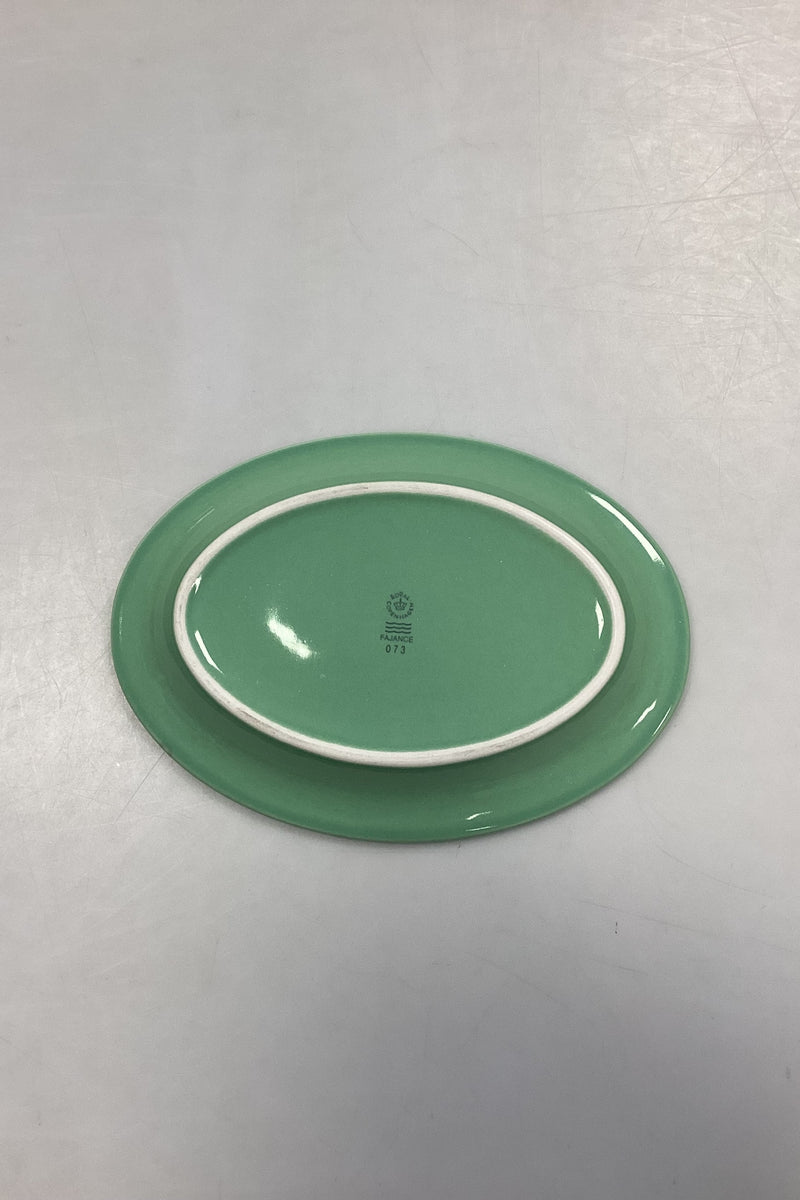 Royal Copenhagen Ursula oval Plate in Light Green No. 073