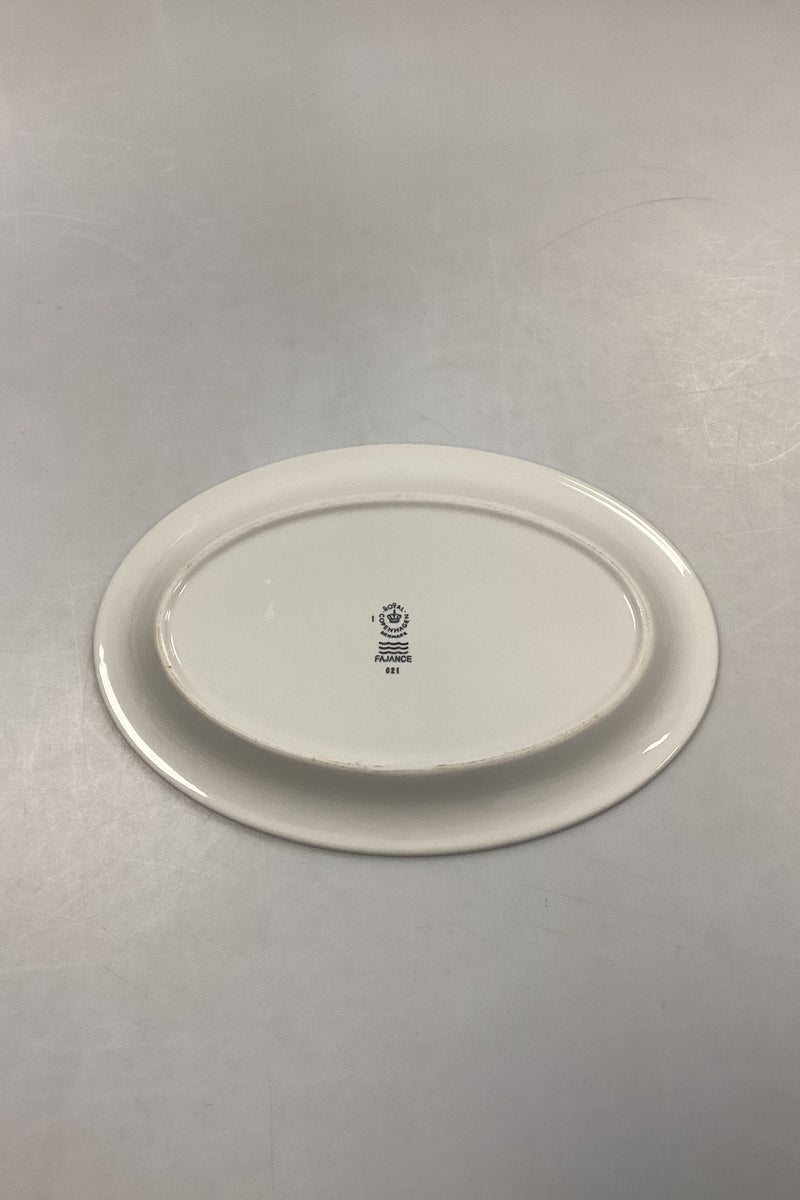 Royal Copenhagen Ursula oval Plate in White No. 621