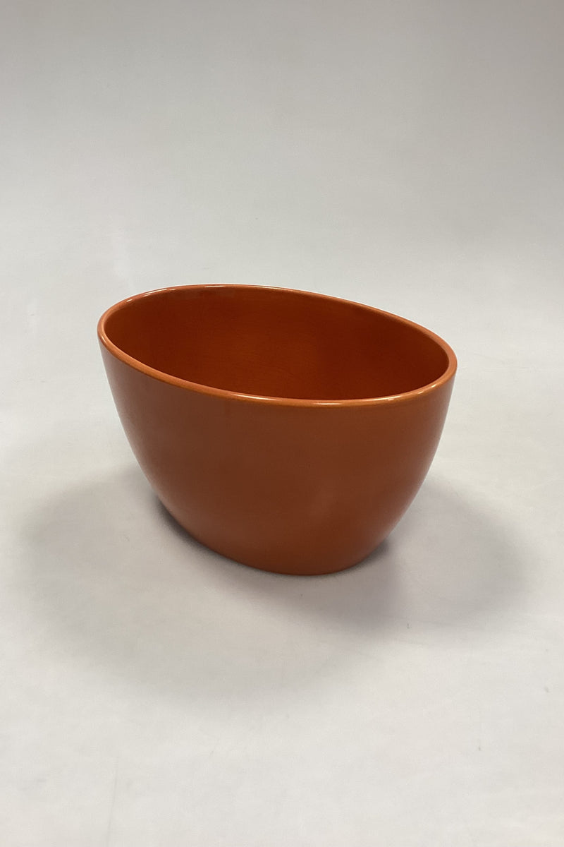 Royal Copenhagen Ursula Oval Bowl in Orange No. 576