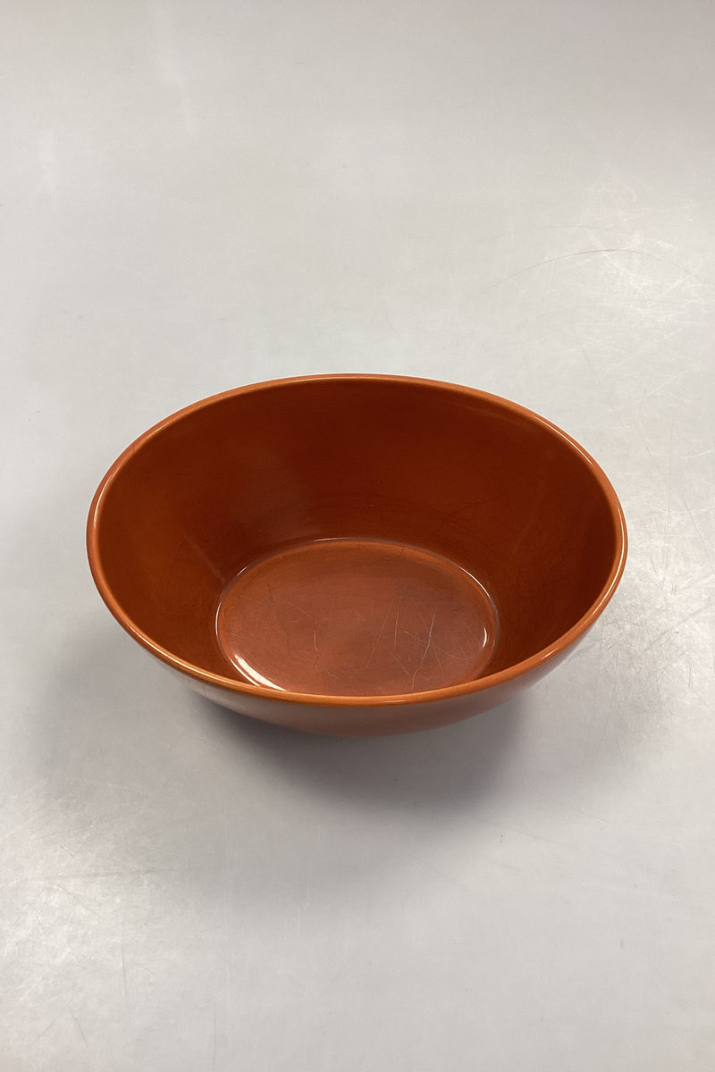 Royal Copenhagen Ursula Oval Bowl in Orange No. 576