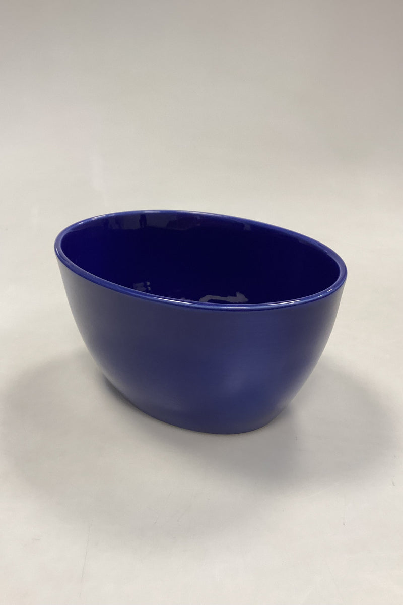 Royal Copenhagen Ursula oval Bowl in Dark Blue No. 576