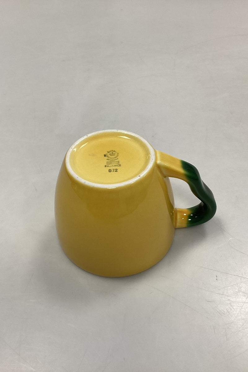 Royal Copenhagen Ursula Coffee Cup in Yellow No. 072