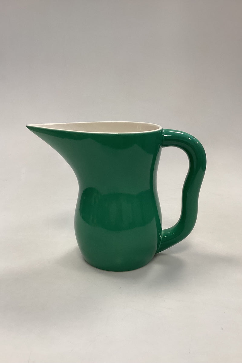 Royal Copenhagen Ursula Oval Pitcher in Dark Green No. 443