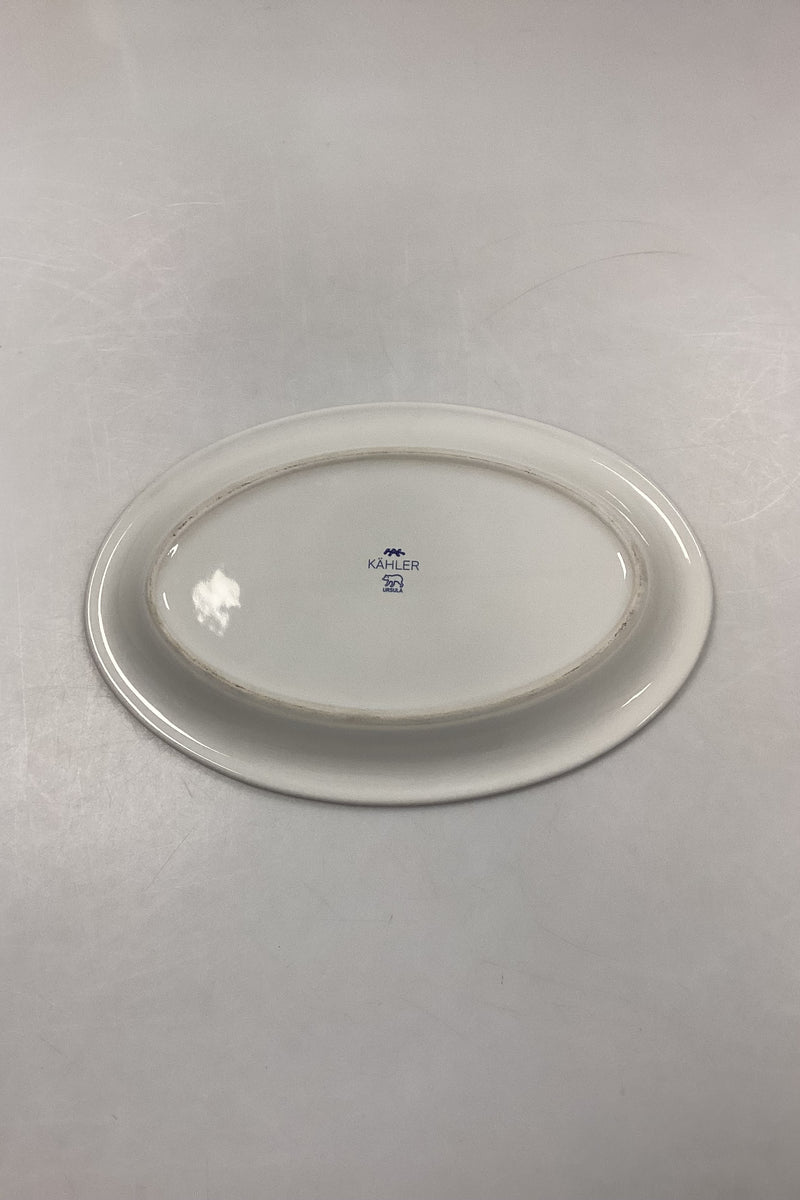 KÄHLER Ursula Oval Plate in White No. 621