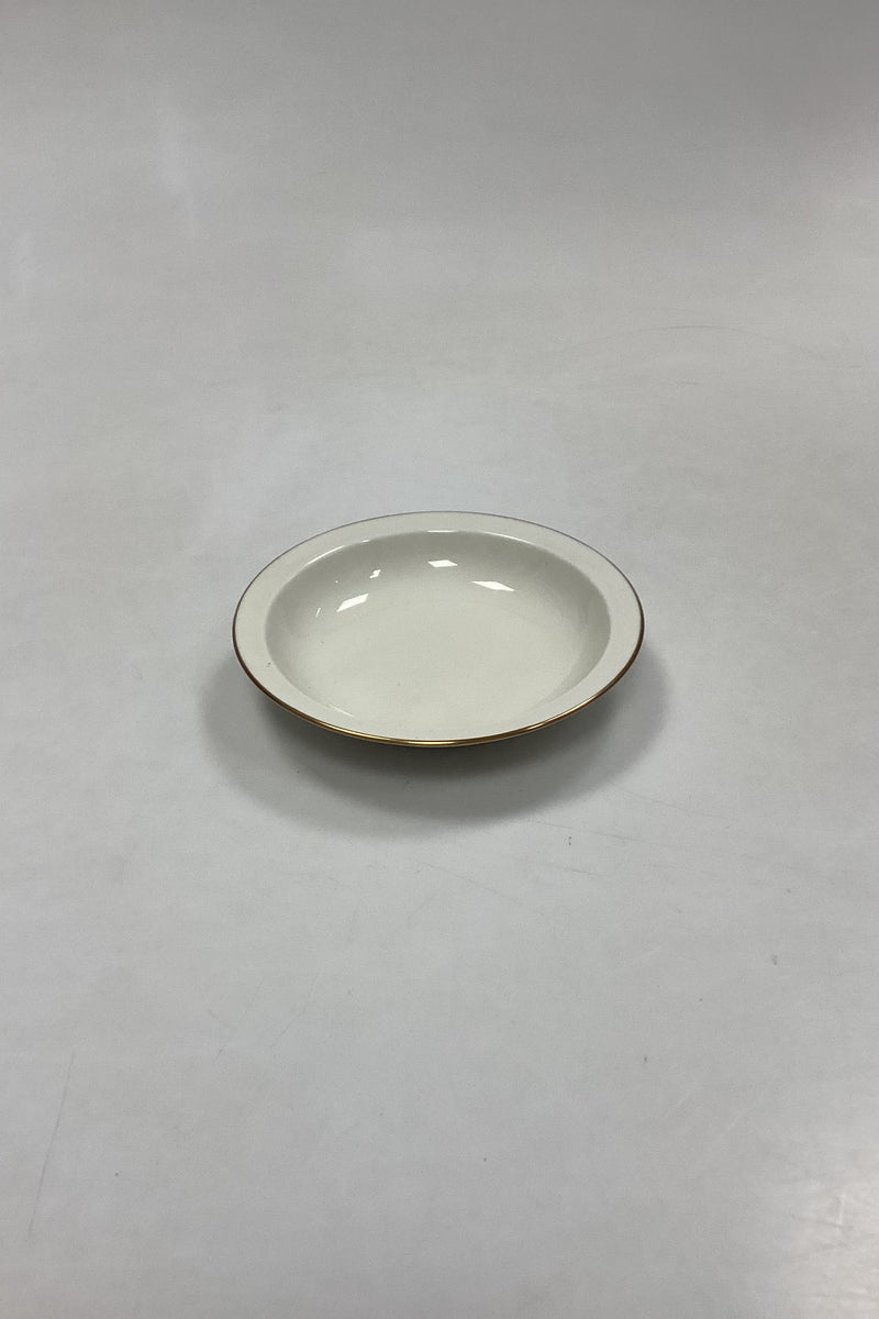 Royal Copenhagen Creme Curved with Gold (Stel 1235) Small bowl No. 9777