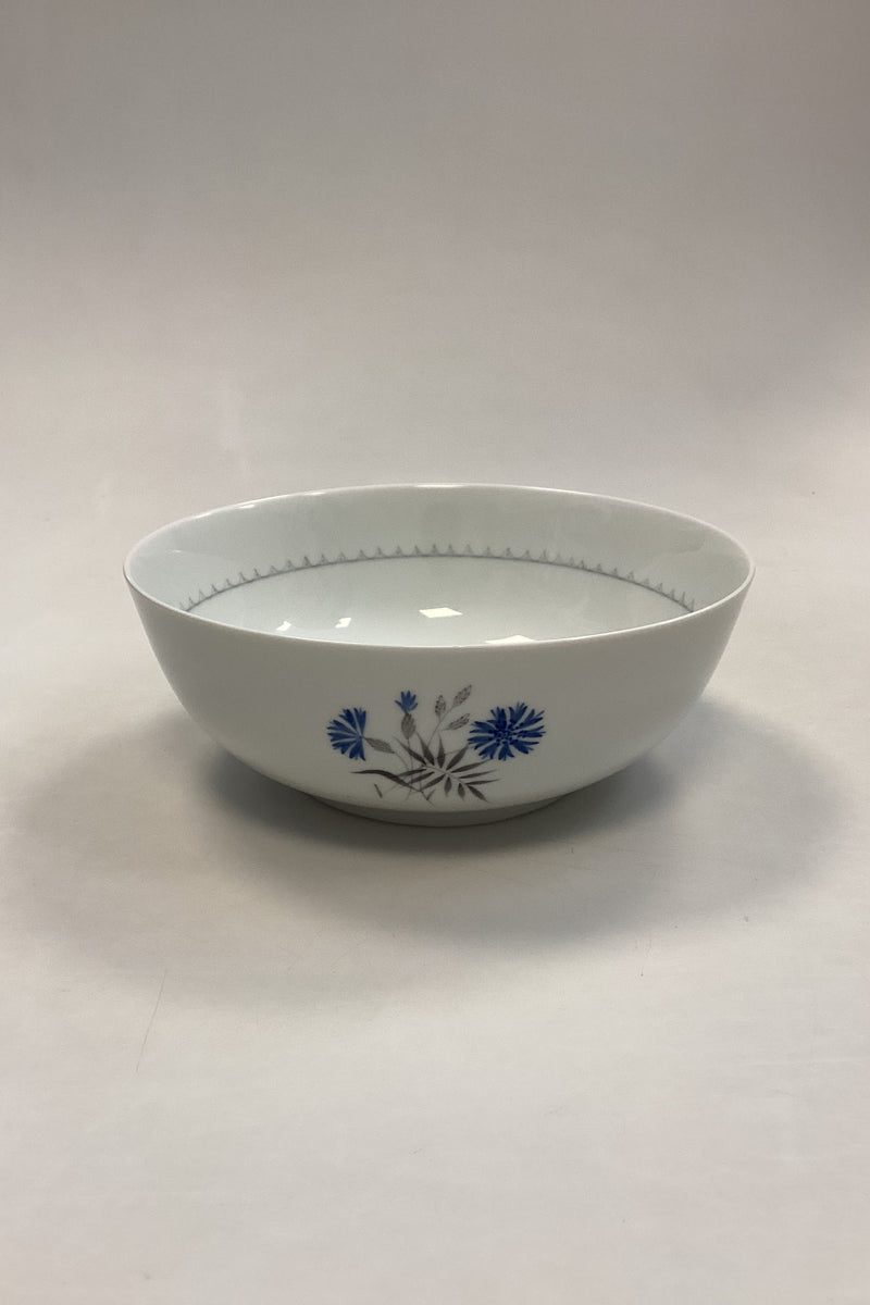 Bing and Grondahl White Demeter / Cornflower Serving Bowl No. 43