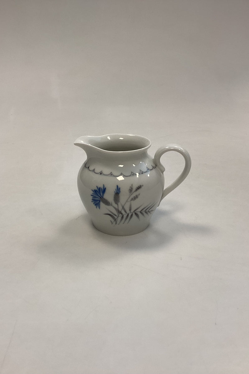 Bing and Grondahl White Demeter / Cornflower Cream Jug No. 95