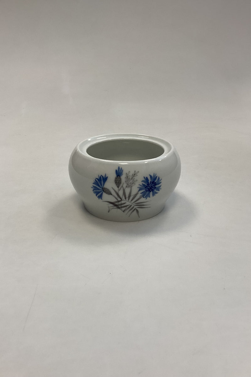 Bing and Grondahl White Demeter / Cornflower Sugar Bowl w. lid No. 94