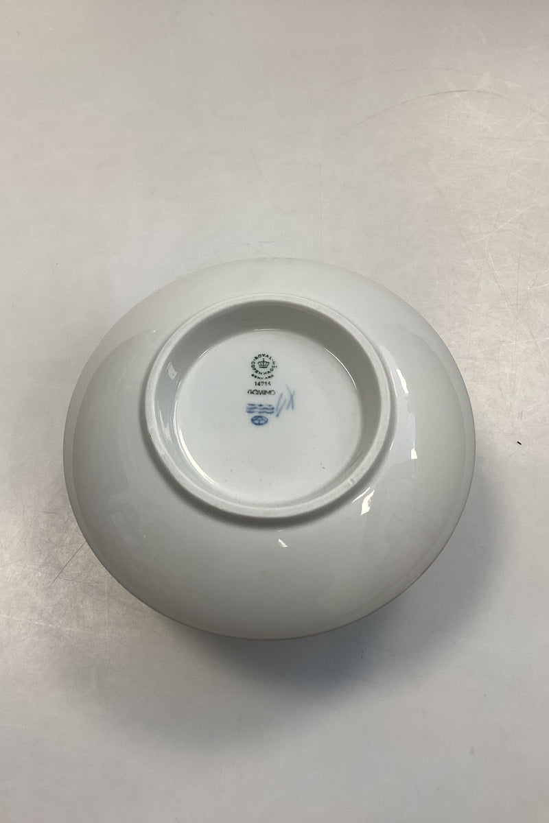 Royal Copenhagen Domino Sauce Bowl on solid dish w/ Lid No. 14916