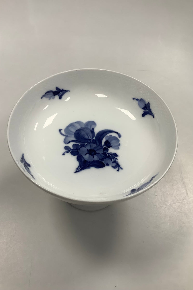 Royal Copenhagen Blue Flower Braided Bowl on foot No 8064