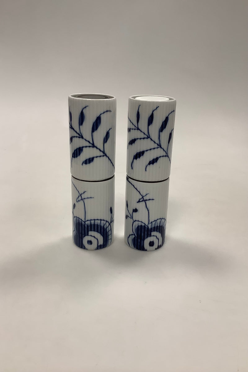 Royal Copenhagen Mega Fluted Blue Salt and Pepper Grinder No.551