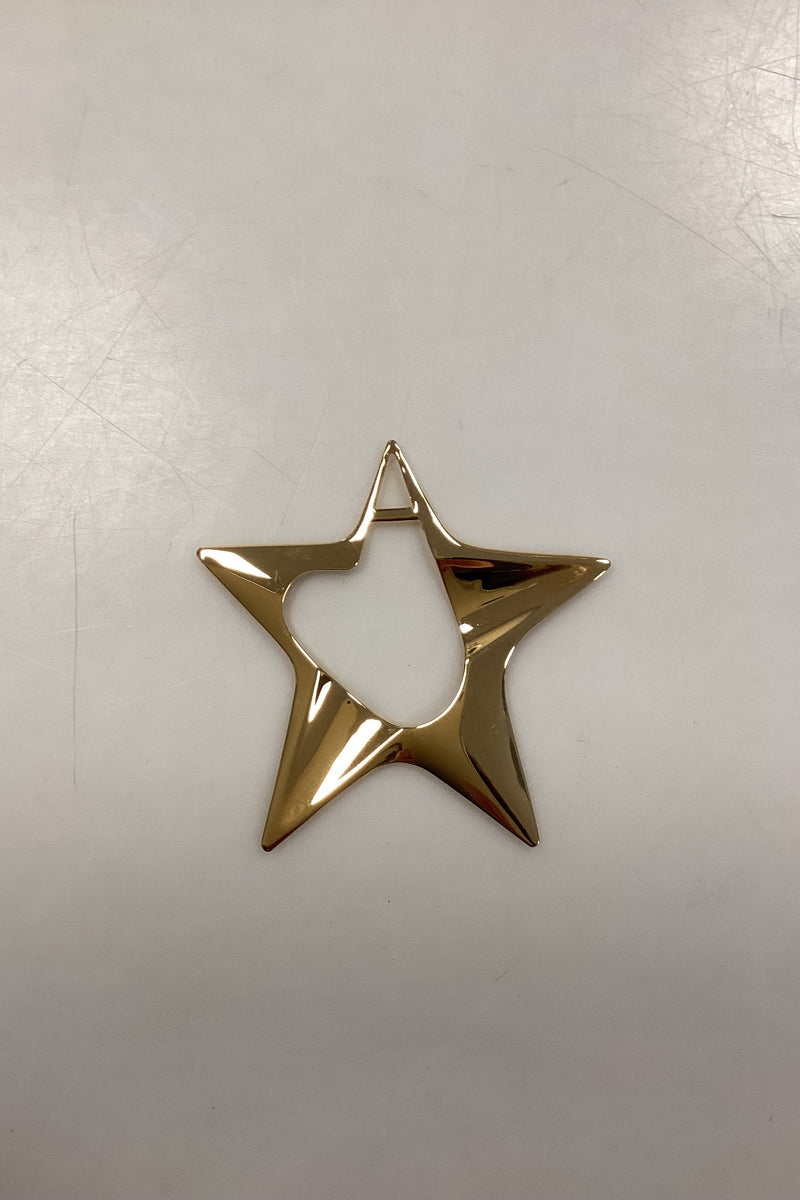 Georg Jensen Christmas ornament - Star, small gold