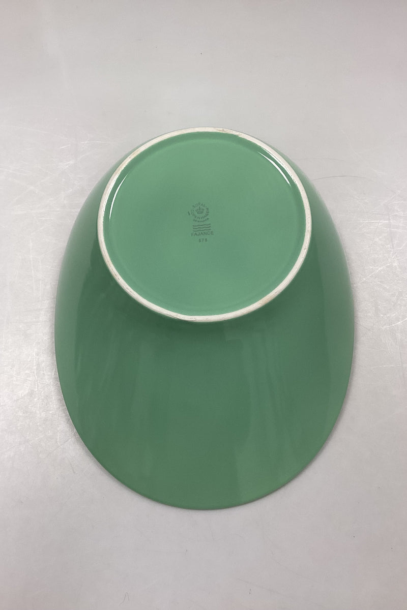 Royal Copenhagen Ursula Large Serving Bowl in Light Green No. 578