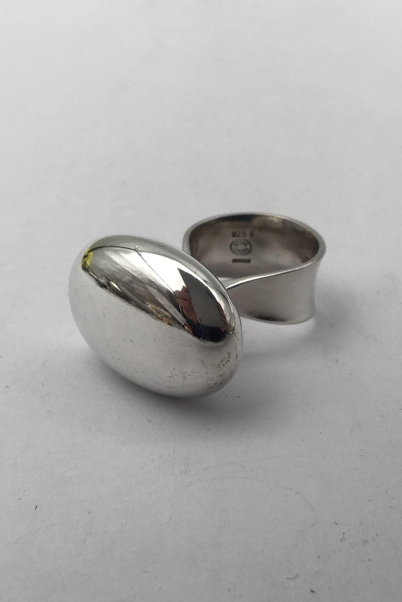 Georg Jensen Sterling Sølv Ring No. 155 Torun - Danam Antik