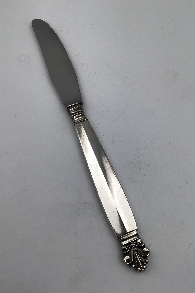 Georg Jensen Sterling Sølv Dronning Frokostkniv No. 024 - Danam Antik