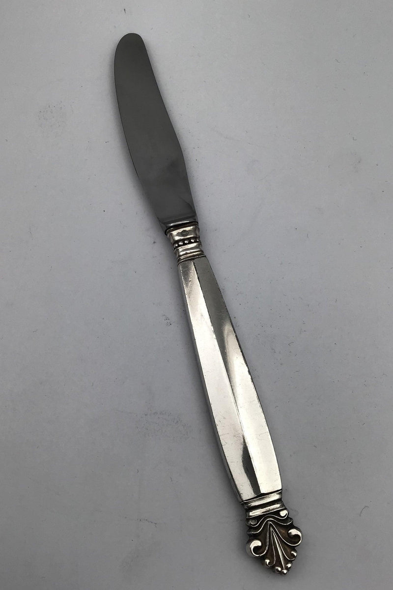 Georg Jensen Sterling Sølv Dronning Frokostkniv No. 024 - Danam Antik