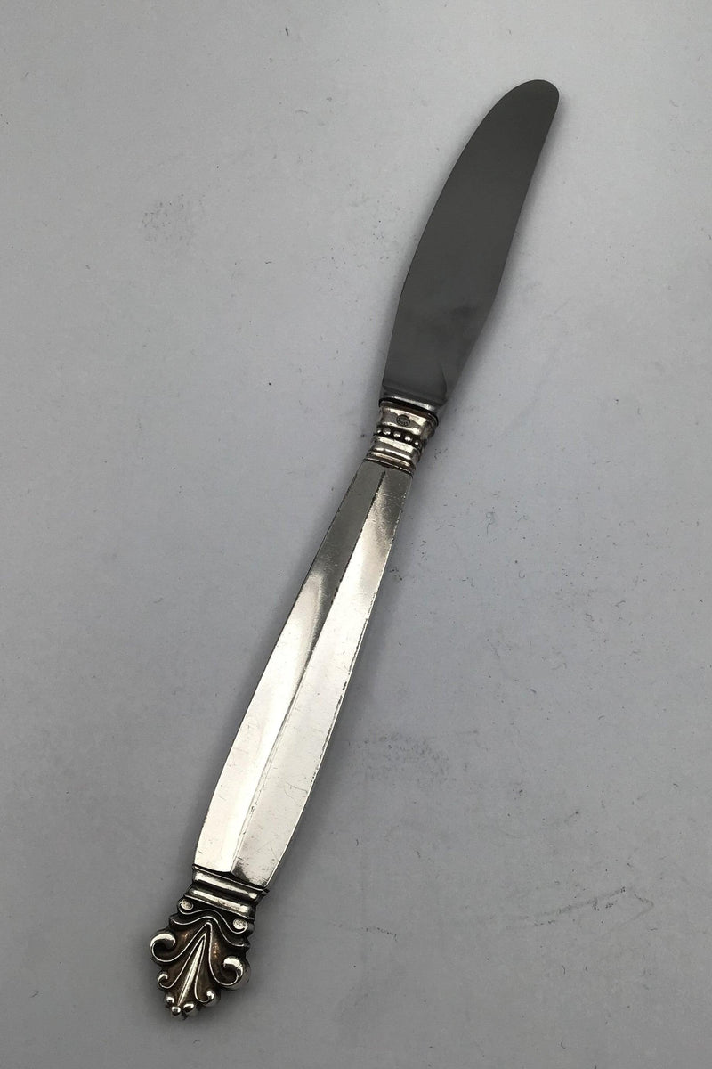 Georg Jensen Sterling Sølv Dronning Frokostkniv No. 024 - Danam Antik