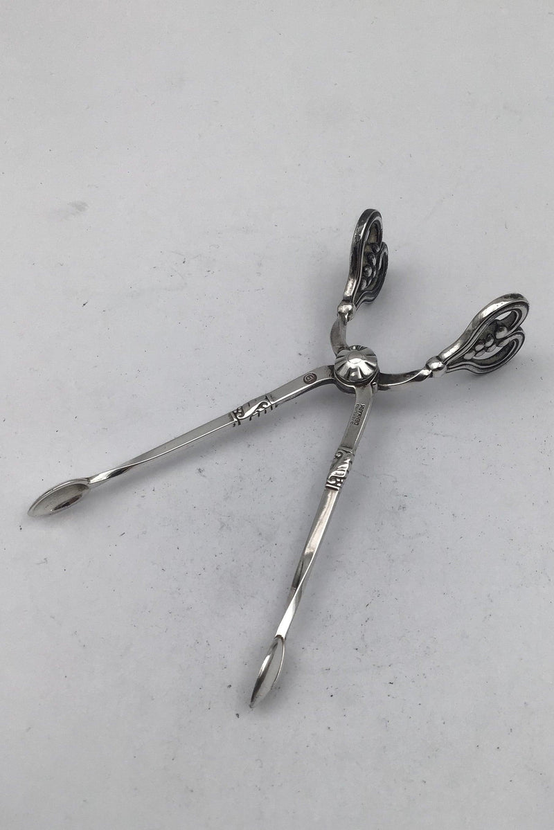 Georg Jensen Sterling Sølv Ornamental Sukkertang No. 174 - Danam Antik