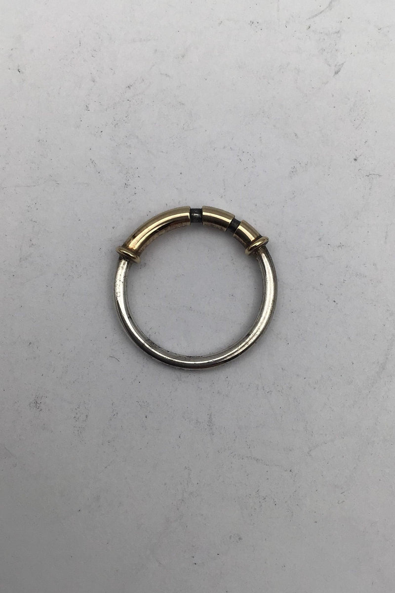 Georg Jensen / Hans Hansen Sterling Sølv / Guld Ring - Danam Antik