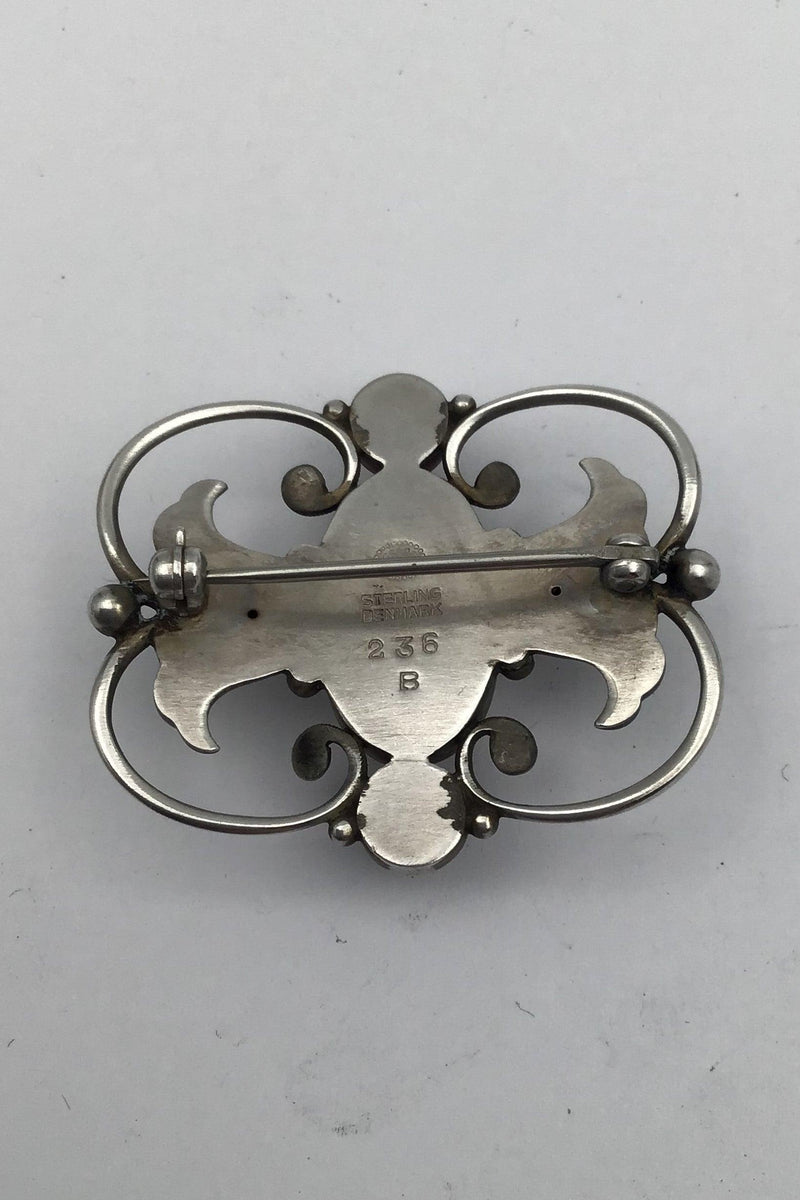 Georg Jensen Sterling Sølv Broche No. 236B - Danam Antik