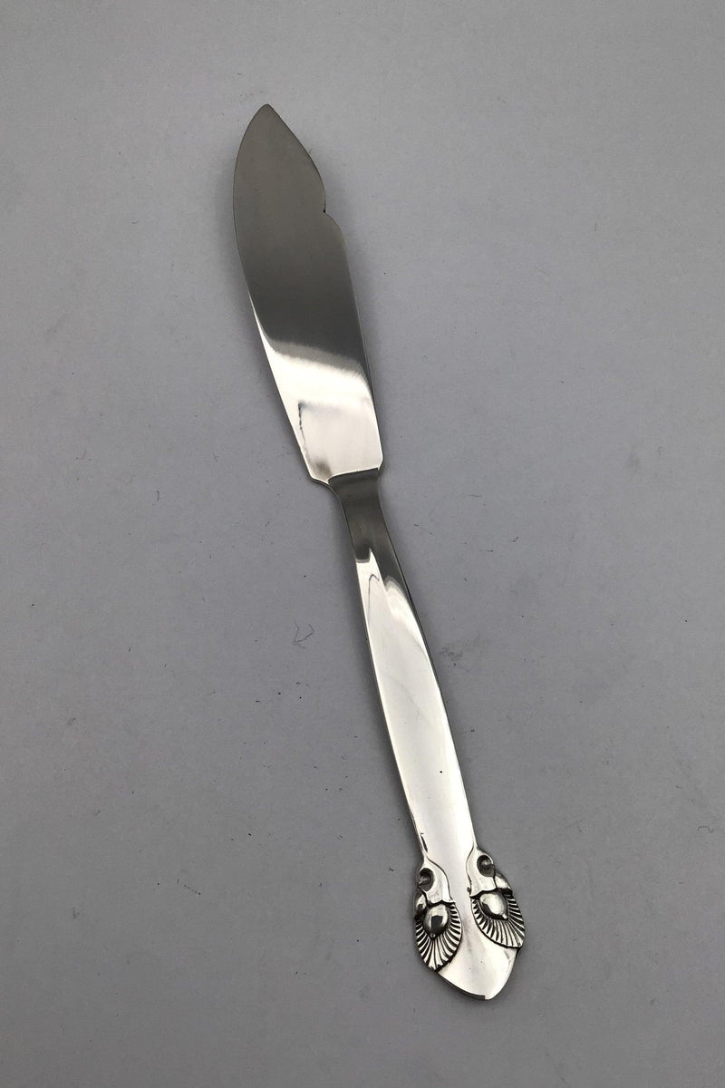 Georg Jensen Sterling Sølv Pinje Fiskekniv No. 062 - Danam Antik