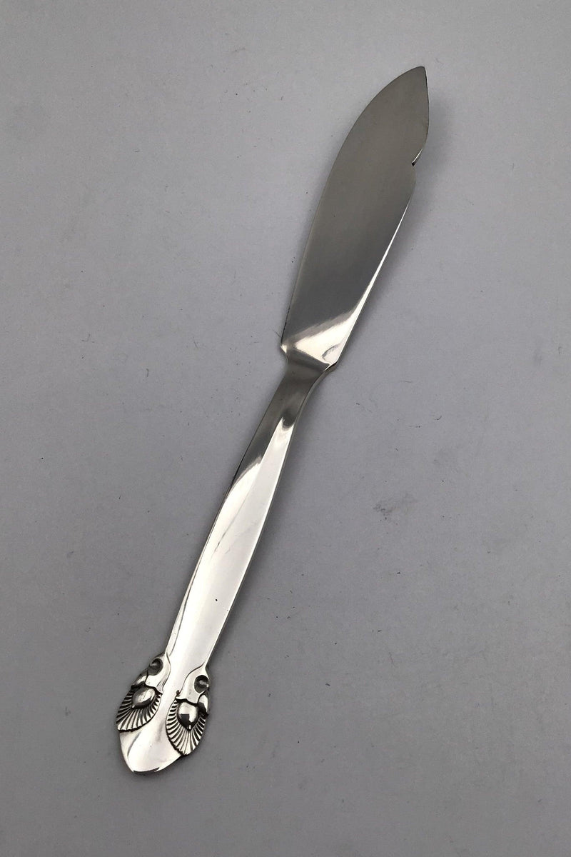 Georg Jensen Sterling Sølv Pinje Fiskekniv No. 062 - Danam Antik