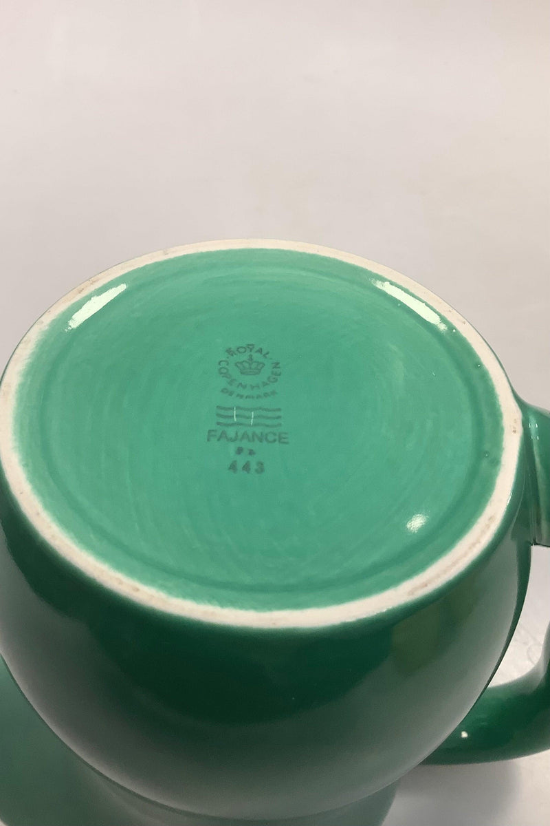 Royal Copenhagen Ursula oval Kande i Mørkegrøn No 443 - Danam Antik