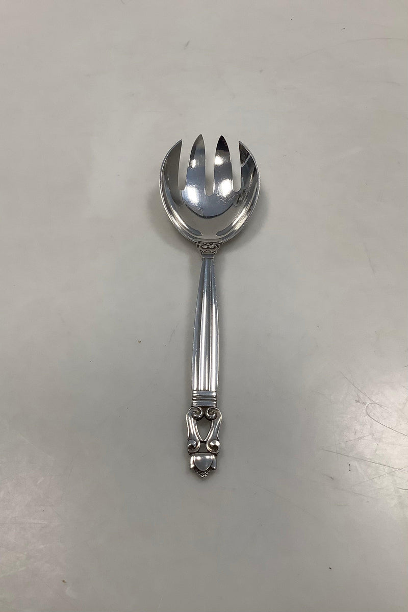 Georg Jensen Sterling Sølv Konge Serveringsgaffel No 116 - Danam Antik