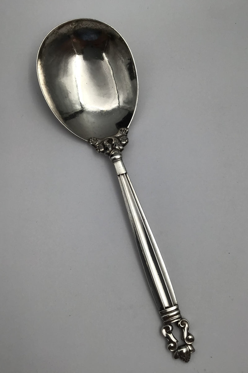 Georg Jensen Sterling Silber Medium Servierlöffel König Nr. 113