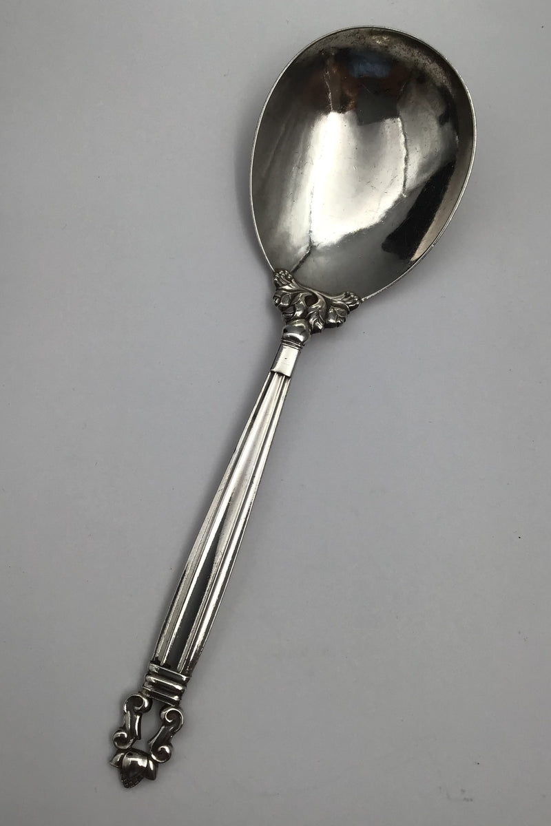 Georg Jensen Sterling Silber Medium Servierlöffel König Nr. 113