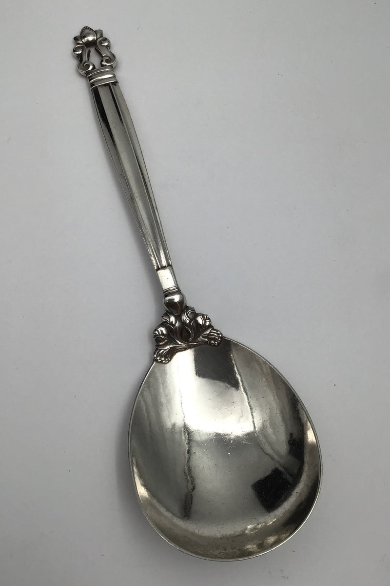 Georg Jensen Sterling Silber Medium Servierlöffel König Nr. 113