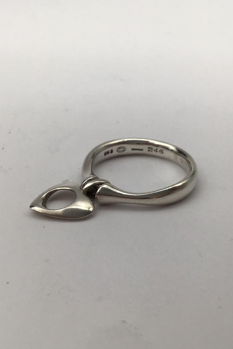 Georg Jensen Sterling Sølv Ring No. 246 Henning Koppel