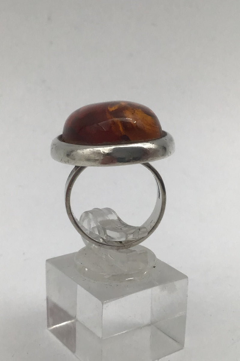 Niels Erik From Sterling Silver Ring (Amber)