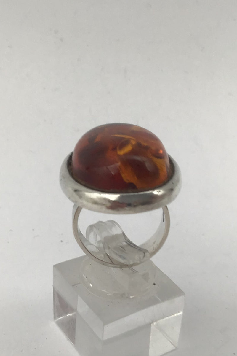 Niels Erik From Sterling Silver Ring (Amber)